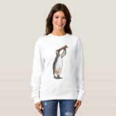Pinguïn met telescoop trui (Voorkant volledig)