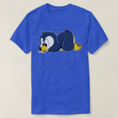 Pinguïn met Vis 2 T-shirt (Design voorkant)