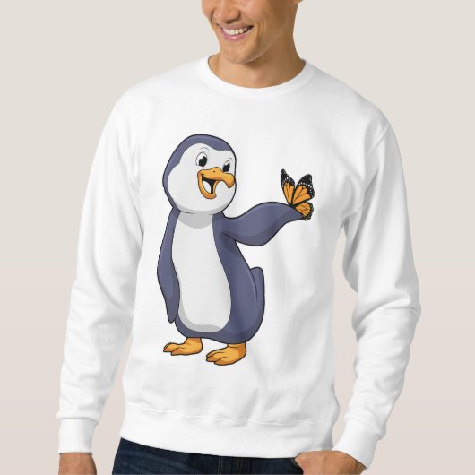 Pinguïn met vlinder trui (Voorkant)