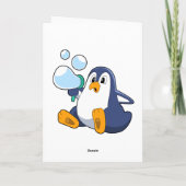 Pinguïn met zeepbellen.PNG Kaart (Achterkant)