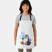 Pinguïn met zeepbellen.PNG Schort (Insitu)