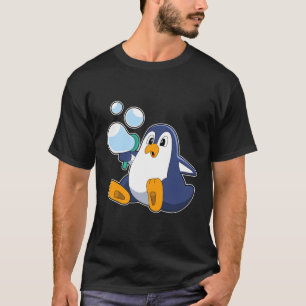 Pinguïn met zeepbellen.PNG T-shirt