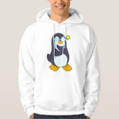 Pinguïn met zonnebril hoodie (Voorkant)