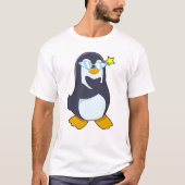 Pinguïn met zonnebril t-shirt (Voorkant)