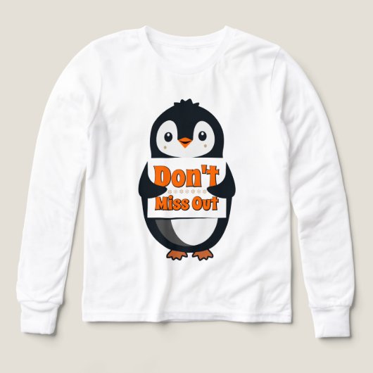 Pinguïn Mis Niks Kussen Kussensloop (Voorkant)