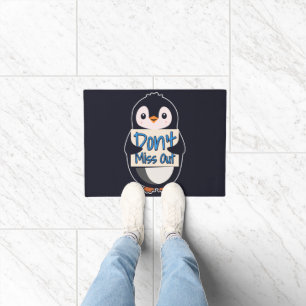 Pinguïn Mis Niks Sign Deurmat