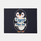 Pinguïn Mis Niks Sign Deurmat (Voorkant)