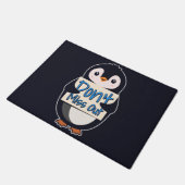 Pinguïn Mis Niks Sign Deurmat (Schuin)