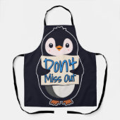Pinguïn Mis Niks Sign Schort (Voorkant)
