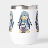 Pinguin mit kind Kaffeetasse (Links)