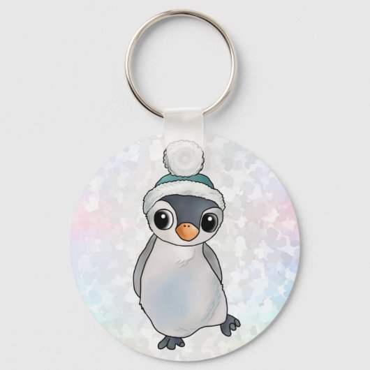 Pinguin mit Mütze Sleutelhanger (Voorkant)