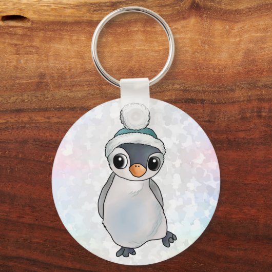 Pinguin mit Mütze Sleutelhanger (Voorkant)