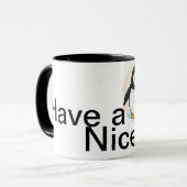 "Pinguïn Mok - Schattigee & Vrolijke Koffiekop" (Voorkant links)