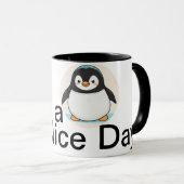 "Pinguïn Mok - Schattigee & Vrolijke Koffiekop" (Voorkant rechts)