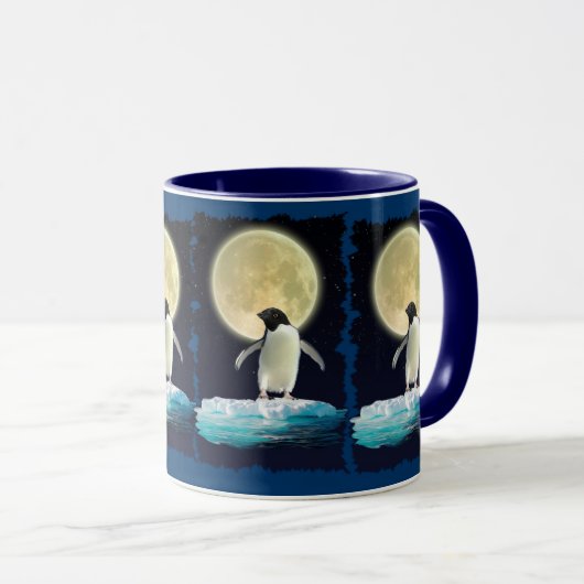 PINGUÏN MOON Wildlife Supporter Drink Mok (Voorkant rechts)