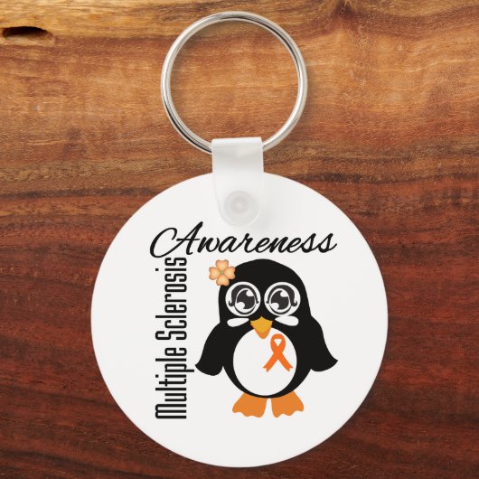 Pinguïn multipele sclerose sleutelhanger (Voorkant)