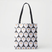 Pinguïn naadloos patroon. tote bag (Voorkant)