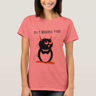 Pinguïn Neen, IK HOU JE NIET. T shirt