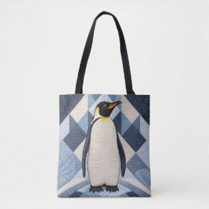 Pinguïn nepquilt tote bag