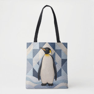 Pinguïn nepquilt tote bag