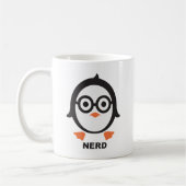 Pinguin - nerd - penguin koffiemok (Links)