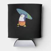 Pinguin nichts ist besser als Surfen Blikjeskoeler (Voorkant)