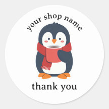 Pinguïn nippen warme koffie met een gezellige sjaa