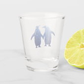 Pinguïn ontwerp shotglas shot glas (Achterkant)
