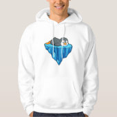 Pinguïn op ijskap hoodie (Voorkant)