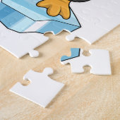 Pinguïn op ijskap legpuzzel (Zijkant)