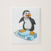 Pinguïn op ijskap legpuzzel (Verticaal)