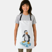 Pinguïn op ijskap schort (Insitu)