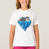 Pinguïn op ijskap t-shirt (Voorkant)