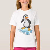Pinguïn op ijskap t-shirt (Voorkant)