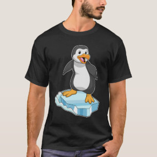 Pinguïn op ijskap t-shirt