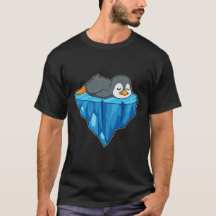 Pinguïn op ijskap t-shirt