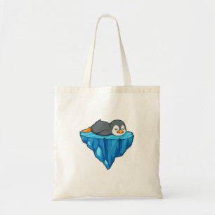 Pinguïn op ijskap tote bag