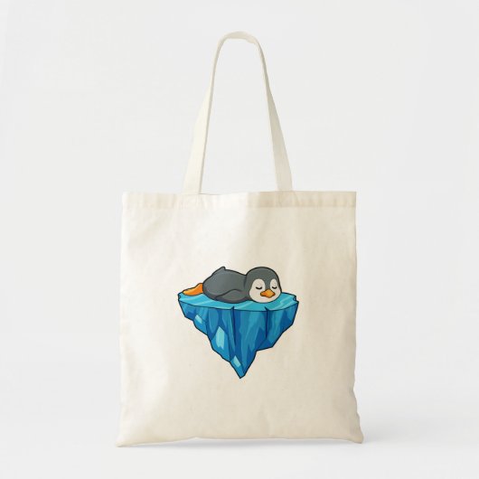 Pinguïn op ijskap tote bag (Voorkant)