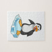 Pinguïn op ijsschol legpuzzel (Horizontaal)