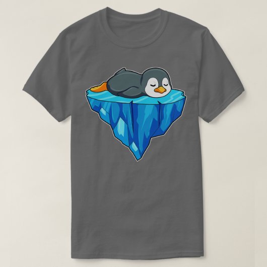 Pinguïn op ijsschots 2 t-shirt (Design voorkant)
