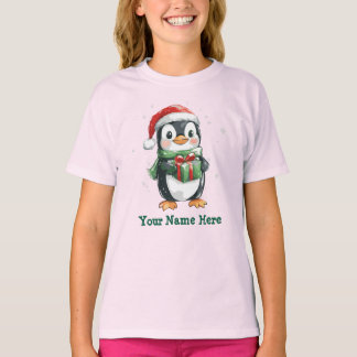 Pinguïn op Kerstmis T-shirt