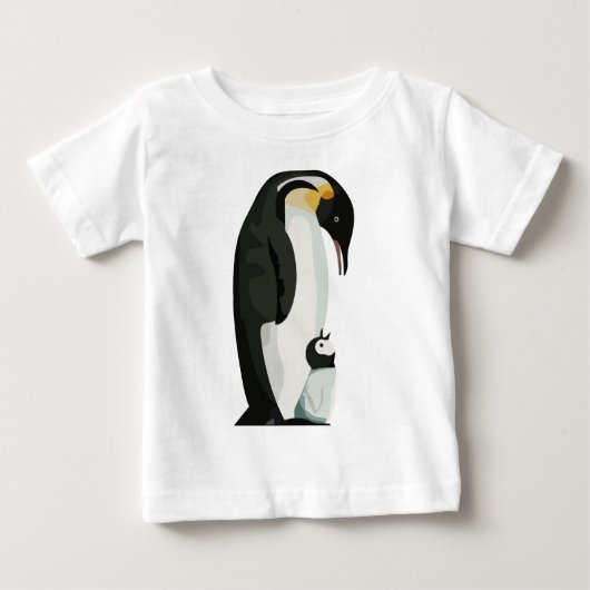 Pinguïn Ouder en Kuiken Hechtenis Kunst (Voorkant)