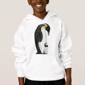Pinguïn Ouder en Kuiken Hechtenis Kunst (Voorkant)