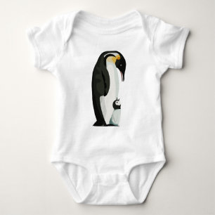 Pinguïn Ouder en Kuiken Hechtenis Kunst Romper