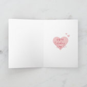 Pinguïn Paar in Liefde Gelukkige Valentijnsdag Kaart (Binnen)