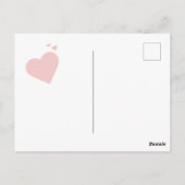 Pinguïn Paar Love You Forever Jubileum Briefkaart (Achterkant)