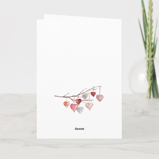 Pinguïn Paar Love You Forever Jubileum Kaart (Achterkant)