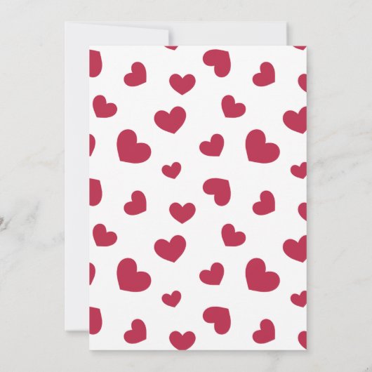 Pinguïn paar Romantische uitnodiging (Achterkant)