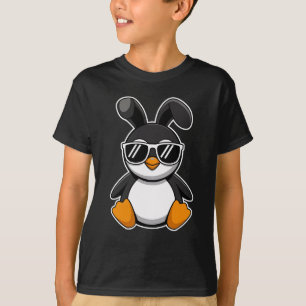 Pinguïn Paashaas Cool Pinguïn zonnebril Kinderen T-shirt