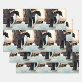 Pinguïn - papierbladen voor onmiddellijke verpakki inpakpapier vel